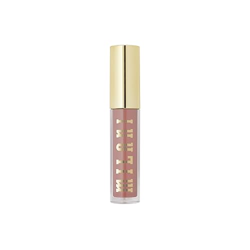 Milani Lip Gloss, Nourishing Lip Plumper with Hyaluronic Acid & Peptides, Soft Rose Shade