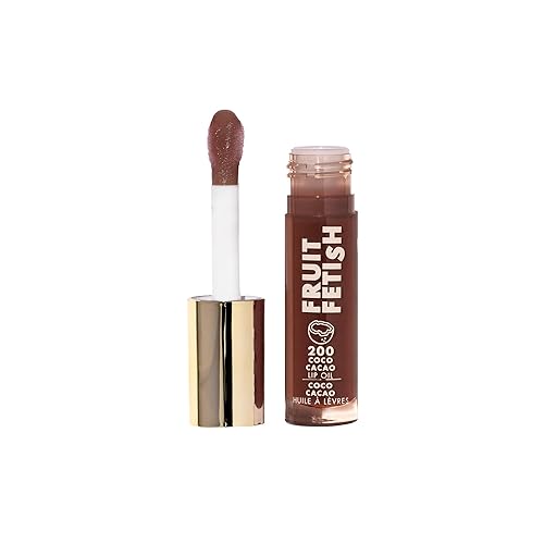 Milani Fruit Fetish Lip Oil - Coco Cacao: Hydrating Lip Treatment with Vitamin E & Fruit Extracts