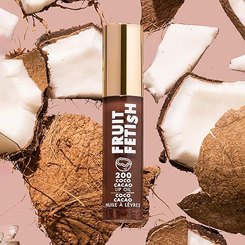 Milani Fruit Fetish Lip Oil - Coco Cacao: Hydrating Lip Treatment with Vitamin E & Fruit Extracts