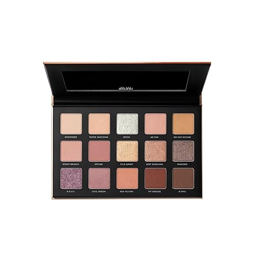 Milani Gilded Nude 15-Color Eyeshadow Palette for Everyday Natural Makeup Look