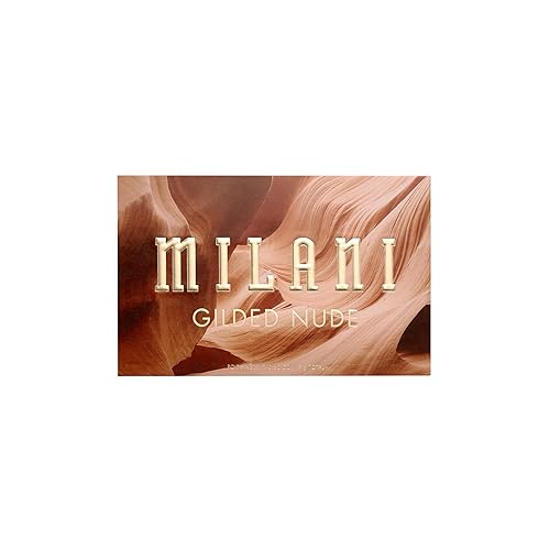 Milani Gilded Nude 15-Color Eyeshadow Palette for Everyday Natural Makeup Look