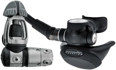 Atomic Aquatics TFX Scuba Regulator | Front Exhaust Design | Effortless Breathing | Durable Titanium | Dive Gear