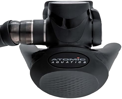 Atomic Aquatics TFX Scuba Regulator | Front Exhaust Design | Effortless Breathing | Durable Titanium | Dive Gear