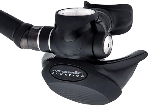 Atomic Aquatics TFX Scuba Regulator | Front Exhaust Design | Effortless Breathing | Durable Titanium | Dive Gear