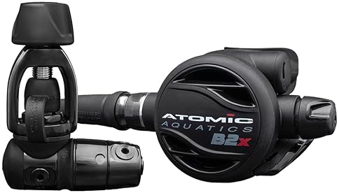Atomic Aquatics B2X Scuba Regulator | Durable, Corrosion-Resistant Design | Enhanced Breath Control & Comfort