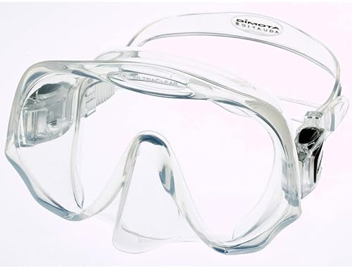 Atomic Aquatics Black and Purple Frameless Mask - Medium Fit