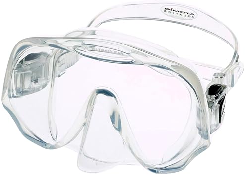 Atomic Aquatics Black and Purple Frameless Mask - Medium Fit