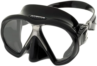 Atomic Aquatics Sub Frame Mask in Black/Black, Standard Fit