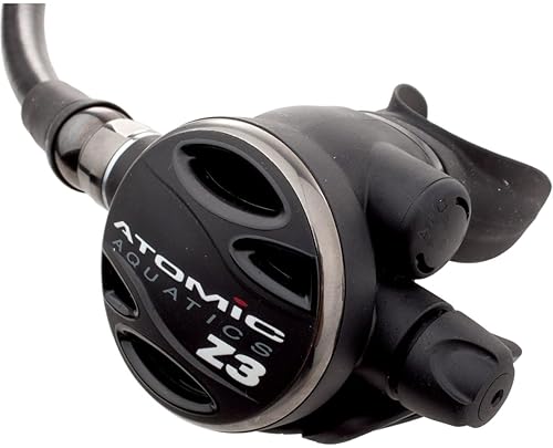 Atomic Aquatics Z3 Black Diving Regulator - UNSEALED, High Performance