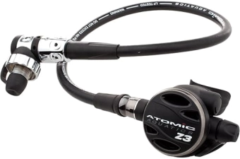 Atomic Aquatics Z3 Black Diving Regulator - UNSEALED, High Performance