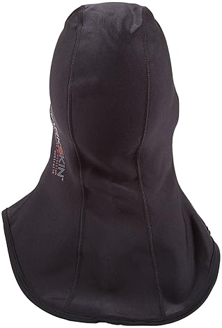 Atomic Aquatics Black Sharkskin Chillproof Hood: Windproof Insulation for Watersports - Size S