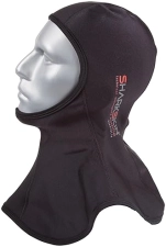 Atomic Aquatics Black Sharkskin Chillproof Hood: Windproof Insulation for Watersports - Size S