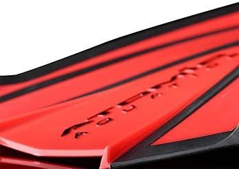 Atomic Aquatics X1 Bladefin for Powerful Scuba Diving & Snorkeling | Firm Short Blades | Easy Fit | Silver L