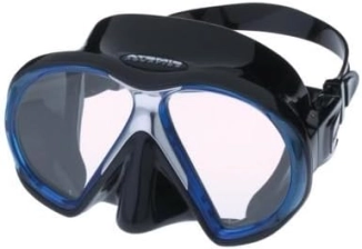 Atomic Aquatics Black and Blue SubFrame Standard Mask for Diving - Premium Quality