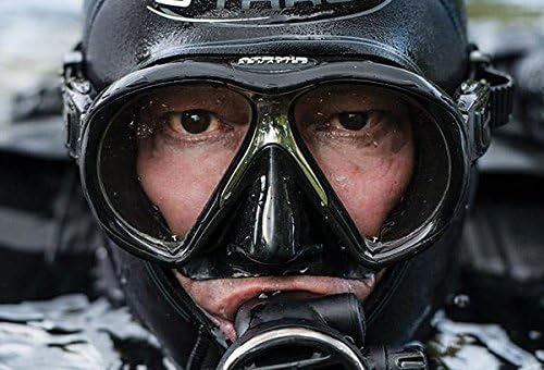 Atomic Aquatics Sub Frame Mask - Clear/Blue, Standard Fit - Diving Gear