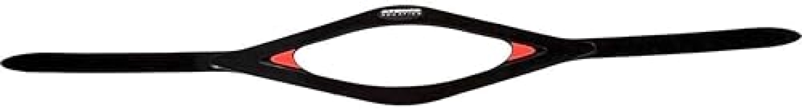 Atomic Aquatics Black/Red Mask Strap - Durable and Stylish