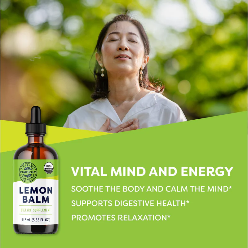 Vimergy Organic Liquid Lemon Balm