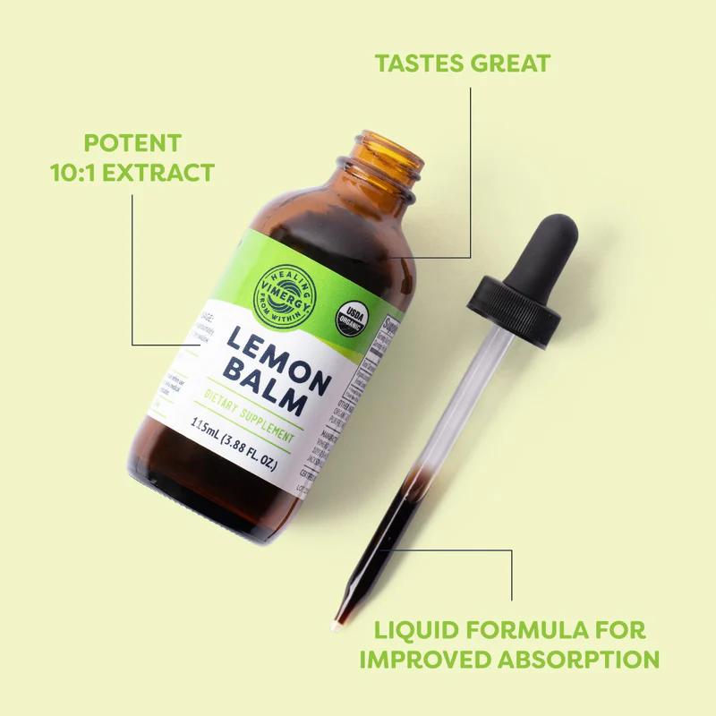 Vimergy Organic Liquid Lemon Balm