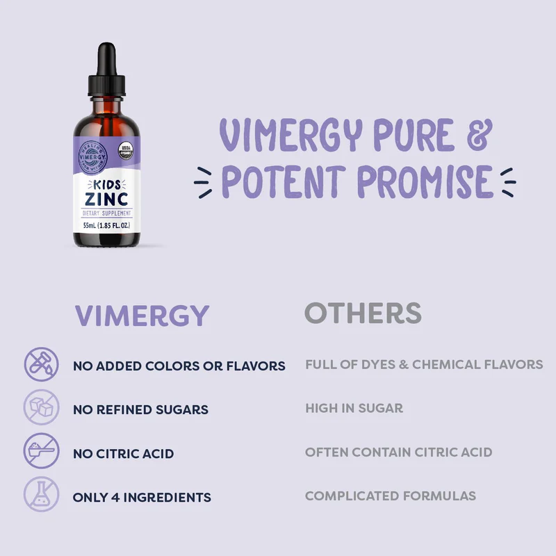 Vimergy Kids Organic Liquid Zinc