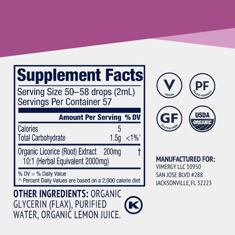Vimergy Organic Liquid Licorice