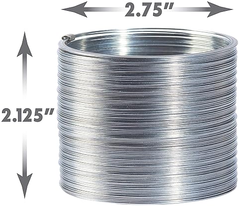 Just Play Classic 2.75-inch Metal Slinky Walking Spring Toy for Fidgeting