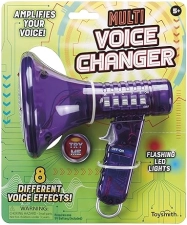 Toysmith Tech Gear Multi Voice Changer - 8 Fun Effects, Kids' Toy for Ages 5+, Christmas Stocking Stuffer