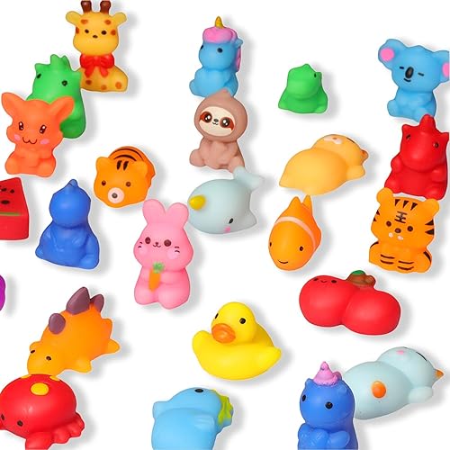 Nobasco 26-Pack Kawaii Cat Squishies - Slow Rising Mochi Animals - Stress Reliever Toy Set