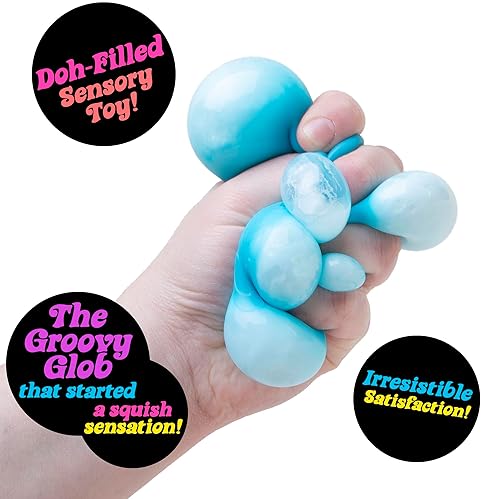 Schylling NeeDoh Sensory Fidget Toy - Assorted Colors - Ages 3 to Adult - 1 Count