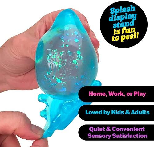 Schylling Sensory Squeeze Toy - Schylling NeeDoh Dream Drop - 3" Tall - Color May Vary