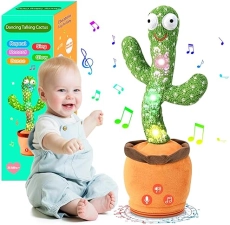 SANJOIN Dancing Talking Cactus Baby Toy with 120 English Songs