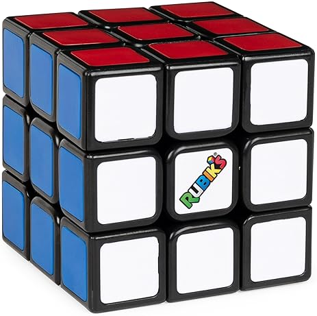 Rubik's Cube 3x3 Brain Teaser Puzzle Toy for Ages 8+ - Color-Matching Fidget & Sensory Game