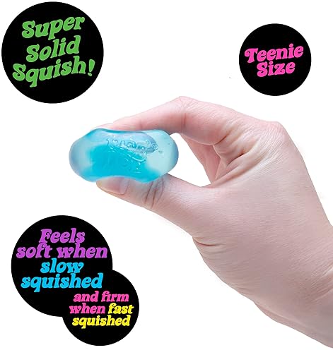 Schylling NeeDoh Sensory Squeeze Toy - Super Solid Squish - 1.25" Wide - Color May Varies - Pack of 1
