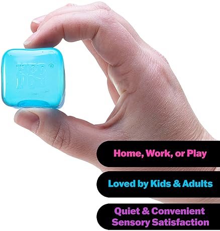 Schylling NeeDoh Sensory Squeeze Toy - Super Solid Squish - 1.25" Wide - Color May Varies - Pack of 1
