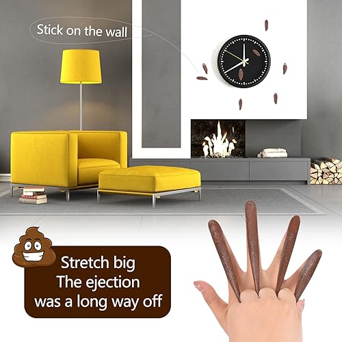 KXCOFTXI 20-Piece Finger Slingshot Toy Poop Set for Halloween and School Parties