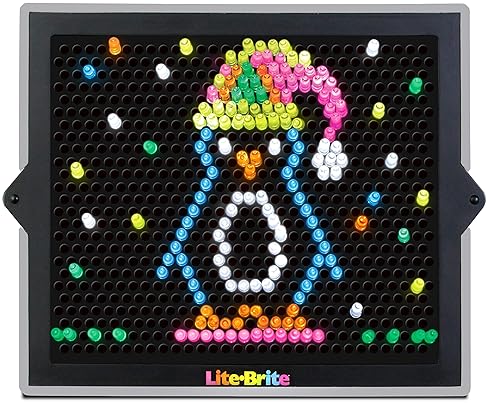 Lite Brite Ultimate Retro Toy Set | Seasonal Templates, Peg Pouch | Amazon Exclusive | Creative Activity Toy | STEM Education | Ages 4+