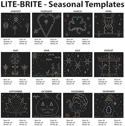 Lite Brite Ultimate Retro Toy Set | Seasonal Templates, Peg Pouch | Amazon Exclusive | Creative Activity Toy | STEM Education | Ages 4+