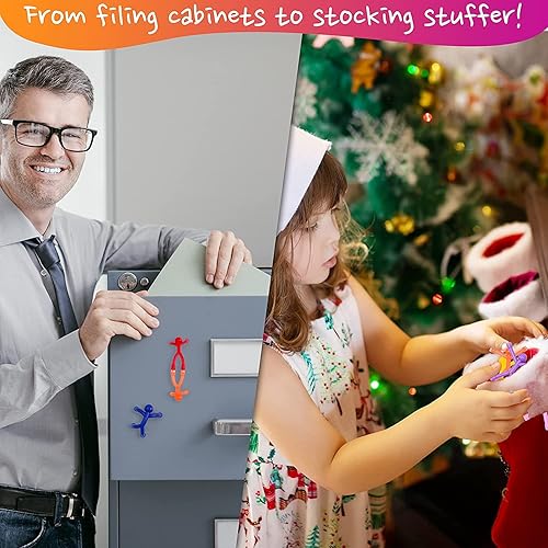 MAGMEN Stretchy Magnetic Travel Fidget Toys for Kids & Adults, Ages 3+, Set of 10 Opaque