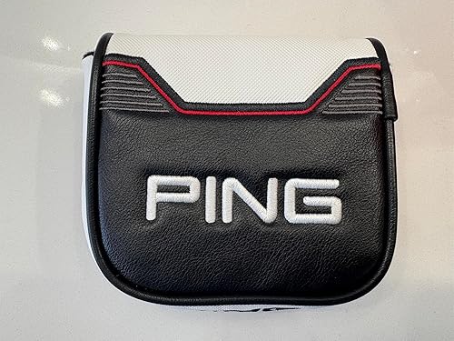 Ping Harwood Square Mallet Leather Headcover - Premium Golf Club Protection