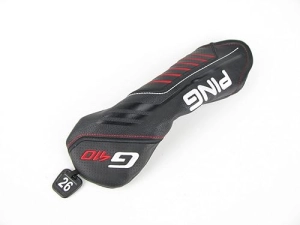 Ping G410 5 Hybrid Headcover 26° Black White Red Tag