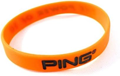 Ping Orange/Black PING NEW Power of 10 Wrist Band Bracelet
