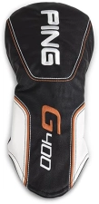 Ping Black/Orange Leather Headcover for New G400 Driver