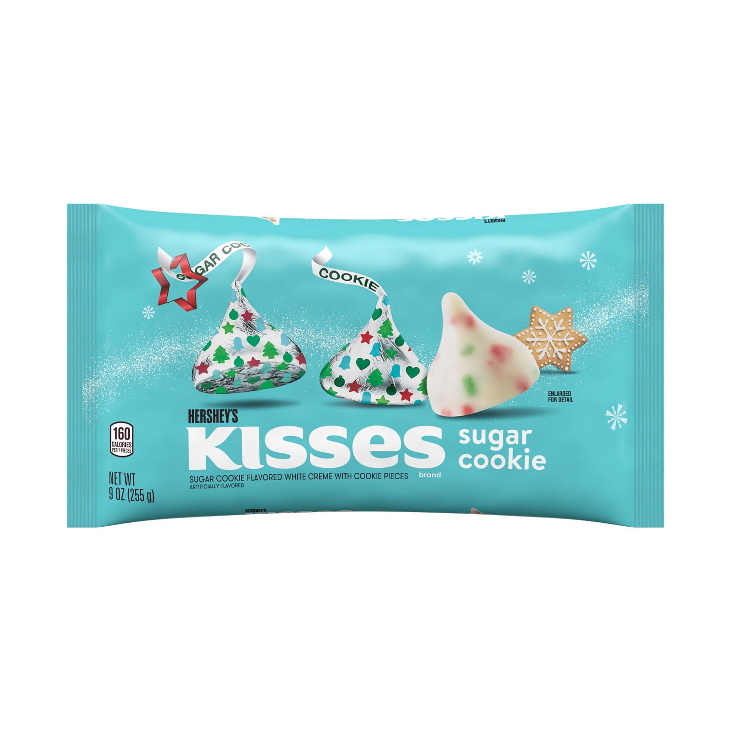 Hershey's Kisses Sugar Cookie Christmas Candy 9 oz Bag