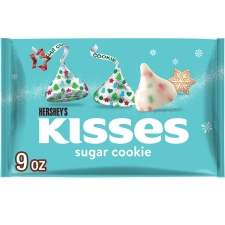 Hershey's Kisses Sugar Cookie Christmas Candy 9 oz Bag
