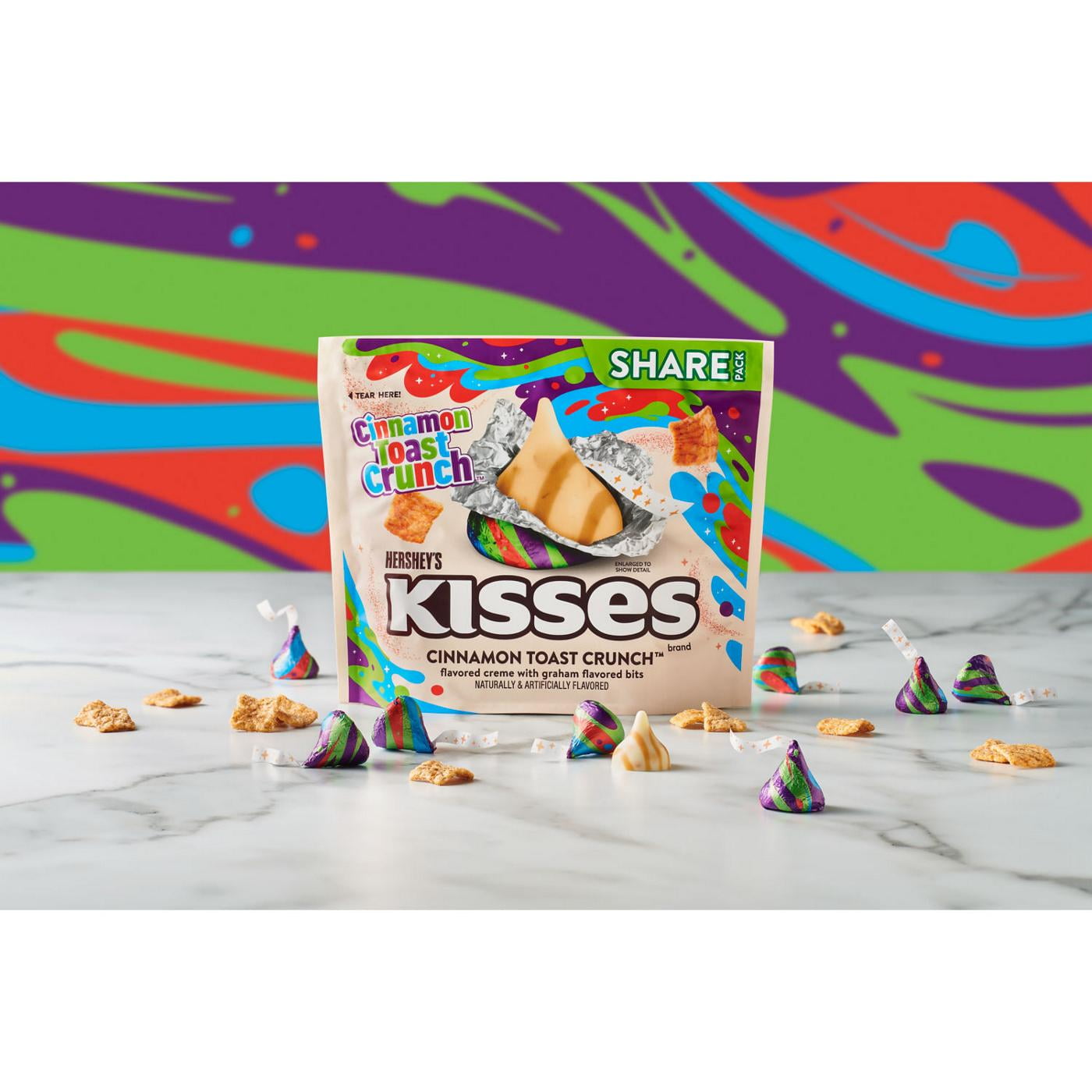 Hershey's Kisses Cinnamon Toast Crunch Share Size 9 oz - Packaging May Vary