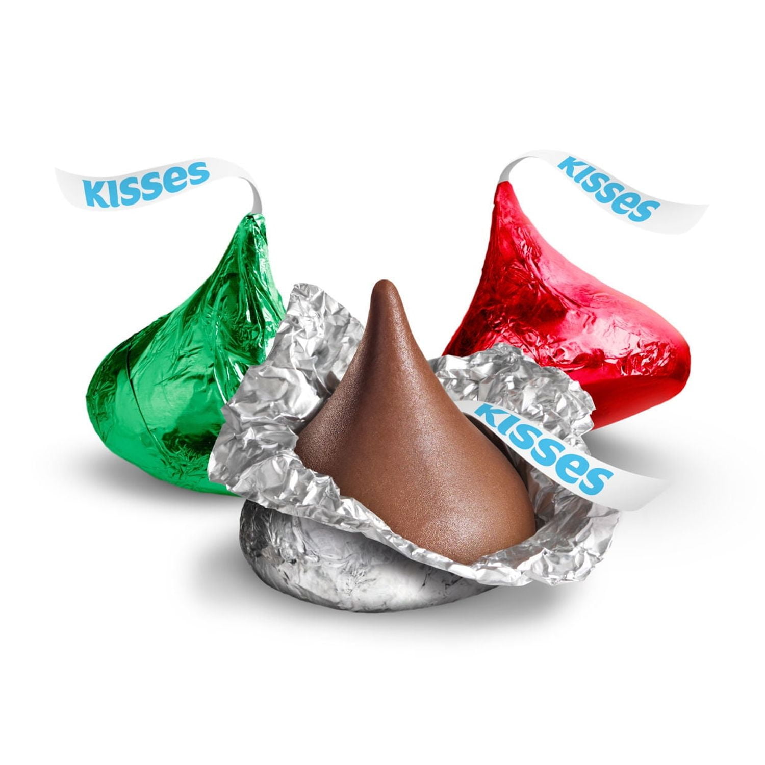 Hershey's Kisses Milk Chocolate Christmas Candy, Bulk Bag - 39.52 oz