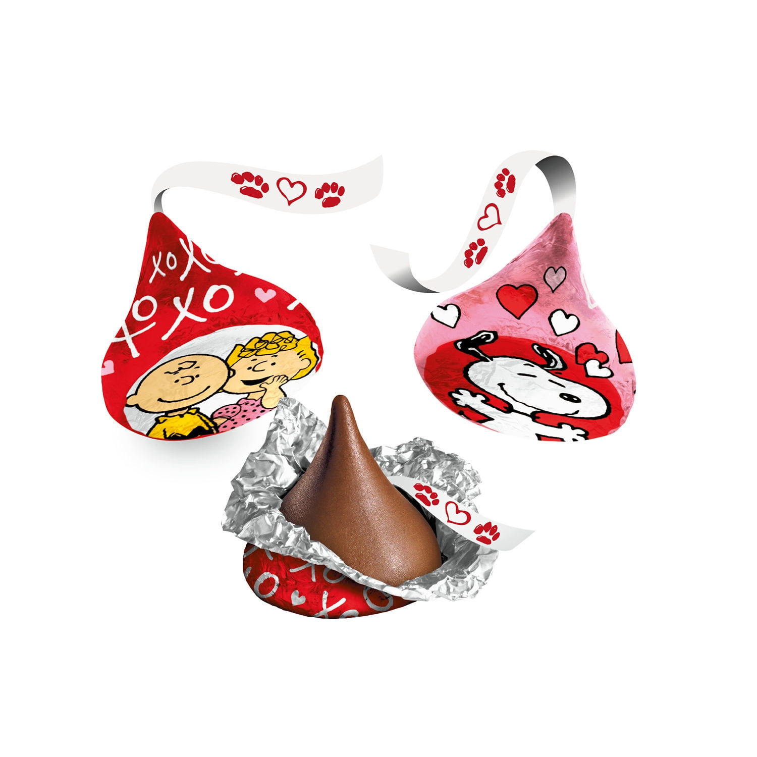 Hershey's Snoopy™ and Friends Valentine's Hershey's Kisses Milk Chocolate Candy, 9.5 oz Bag