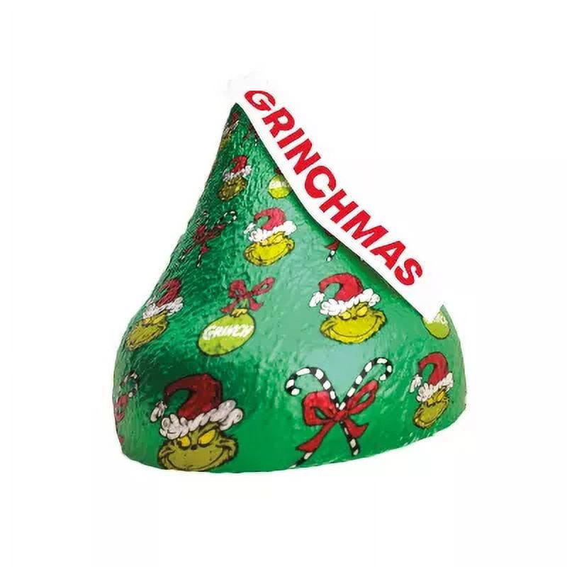 Hershey's KISSES Christmas Grinch Milk Chocolate Candy - 1.45oz, Pack of 2