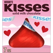 Hershey's Kisses Milk Chocolate Valentine's Candy Gift Box - 7 oz