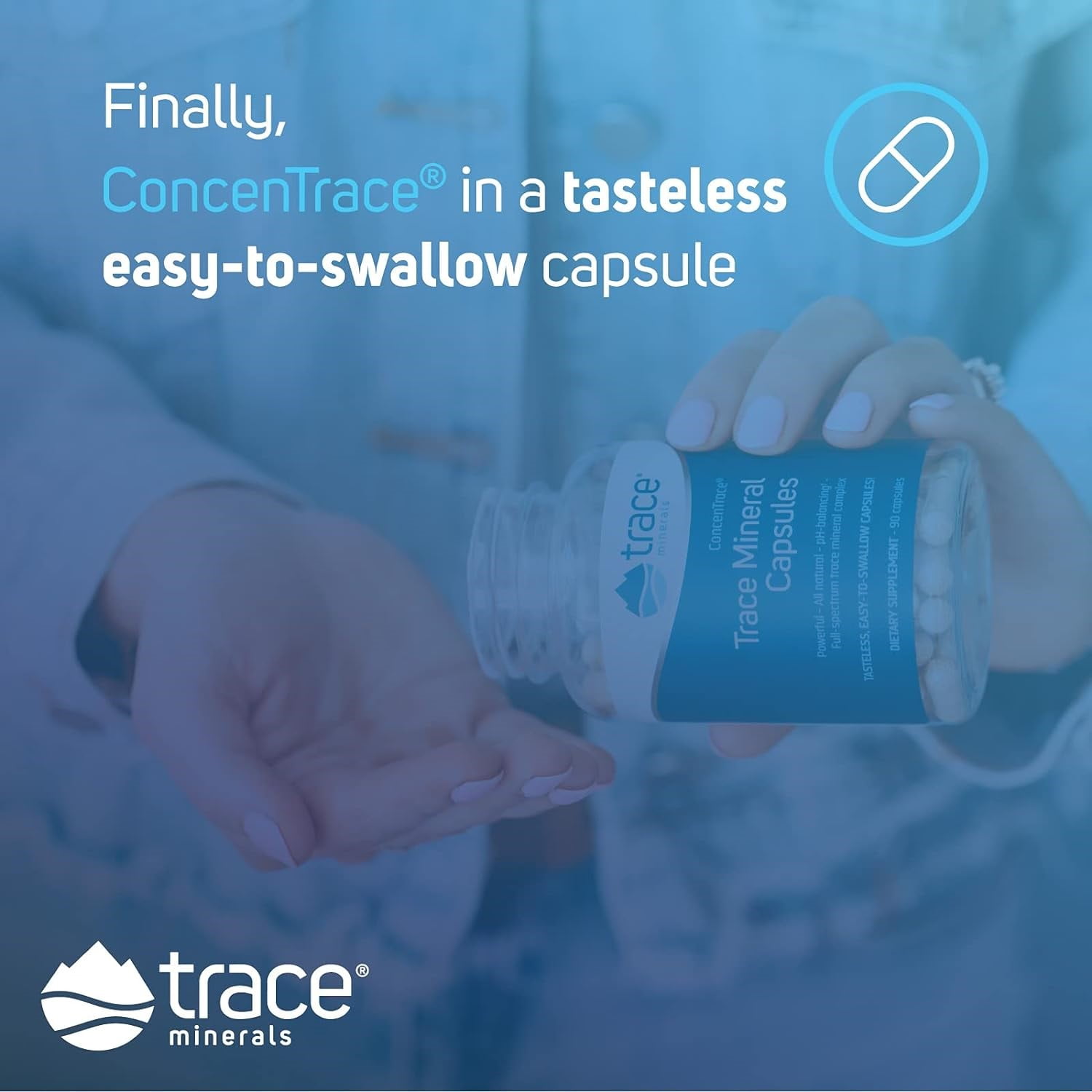 Trace Minerals Concentrace Trace Minerals Capsules - 90 Count