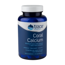Trace Minerals Coral Calcium with ConcenTrace | Gluten-Free | 60 Vegetarian Capsules